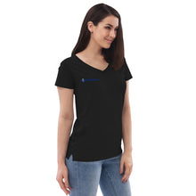 Load image into Gallery viewer, Women’s recycled v-neck t-shirt