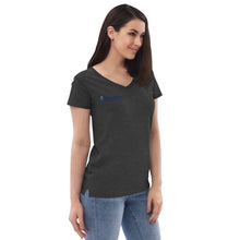 Load image into Gallery viewer, Women’s recycled v-neck t-shirt