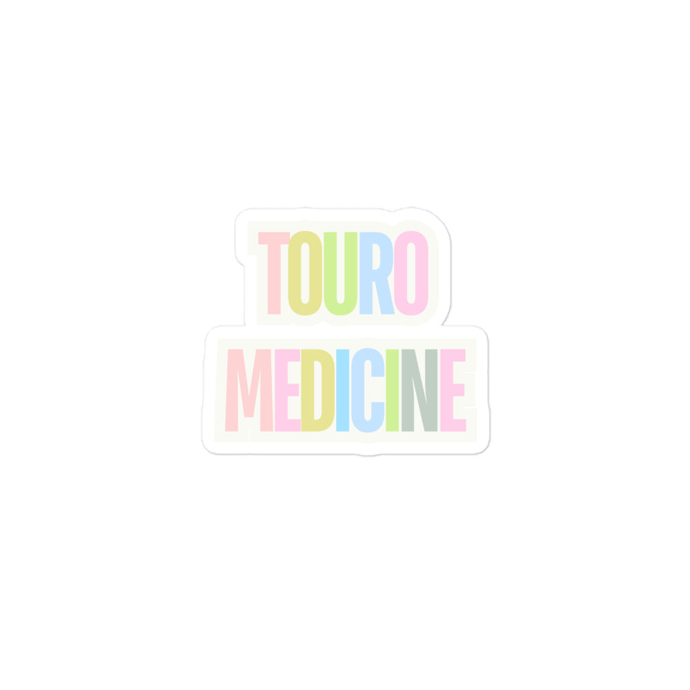 Touro Medicine Bubble-free stickers